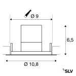 KINI 12W 850lm 3000K IP65 LED KÜLTÉRI SÜLLYESZTETT LÁMPA
