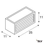BOX L 19W 600lm 3000K IP54 LED KÜLTÉRI FALI/MENNYEZETI LÁMPA