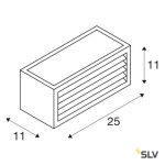 BOX L 19W 600lm 3000K IP54 LED KÜLTÉRI FALI/MENNYEZETI LÁMPA