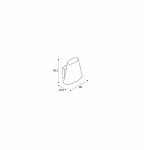 COUPA QT14 G9 1X42W FALI LÁMPA