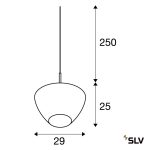 PANTILO CONVEX 29 E27 1x40W FÜGGESZTETT LÁMPA