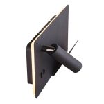 SOMNILA SPOT 15W 490+370LM 3000K LED fali lámpa(JOBB) USB CSATLAKOZÓVAL ÉS OKOSTELEFON TARTÓVAL