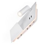 SOMNILA SPOT 15W 770+650LM 3000K LED FALI LÁMPA(BAL) USB CSATLAKOZÓVAL ÉS OKOSTELEFON TARTÓVAL