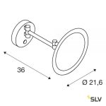 MAGANDA WL 4,8W 51LM 2700/3000/4000K IP44 LED MEGVILÁGÍTÁSÚ TÜKÖR
