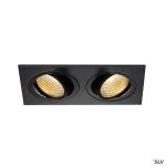 NEW TRIA 2 SET 14W 1160lm 2700K IP20 LED SÜLLYESZTETT LÁMPA FEKETE