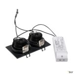 NEW TRIA 2 SET 14W 1160lm 2700K IP20 LED SÜLLYESZTETT LÁMPA FEKETE