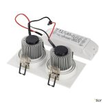 NEW TRIA 2 SET 14W 1160lm 2700K IP20 LED SÜLLYESZTETT LÁMPA FEHÉR