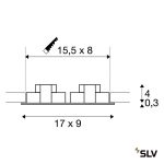 NEW TRIA 2 SET 14W 1160lm 2700K IP20 LED SÜLLYESZTETT LÁMPA FEHÉR