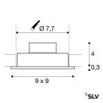 NEW TRIA 1 SET 8W 700lm 2700K IP20 LED SÜLLYESZTETT LÁMPA FEHÉR