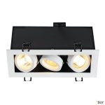 KADUX 3 GU10 3X50W IP20 SÜLLYESZTETT LÁMPA HÁROM FEJJEL FEHÉR