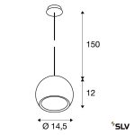 LIGHT EYE GU10 1X75W FÜGGESZTÉK