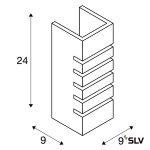 PLASTRA E14 1x40W FALI LÁMPA