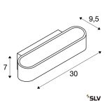 ASSO 300 12W 975lm 3000K IP20 LED FALI LÁMPA FEHÉR