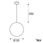 ROTOBALL 25 E27 1X24W FÜGGESZTÉK