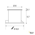 DASAR FLAT 80 3W 140lm 3000K IP67 LED FÖLDBE SÜLLYESZTETT LÁMPA