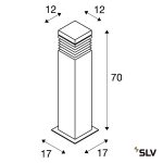 ARROCK GRANITE E27 1x15W IP44 KÜLTÉRI ÁLLÓLÁMPA