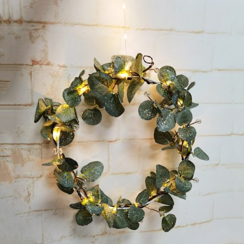 Xmas fagyöngy kör melegfehér 2xAA