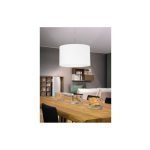 PASTERI E27 1x60W TEXTIL FÜGGESZTÉK 38cm FEHÉR