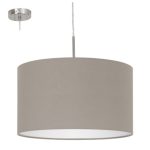 PASTERI E27 1x60W TEXTIL FÜGGESZTÉK 38cm TÓPSZÍN