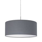 PASTERI E27 1x60W TEXTIL FÜGGESZTÉK 53cm SZÜRKE