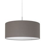 PASTERI E27 1x60W TEXTIL FÜGGESZTÉK 53cm ANTRACIT-BARNA