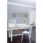 PASTERI E27 2x60W TEXTIL FÜGGESZTÉK 100cm SZÜRKE