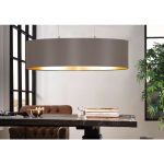 MASERLO E27 2x60W TEXTIL FÜGGESZTÉK 100cm CAPPUCCINO