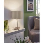 MASERLO E27 1x60W TEXTIL ASZTALI LÁMPA TÓPSZÍN