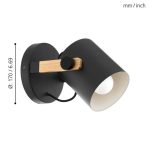 HORNWOOD E27 1X28W FALI LÁMPA