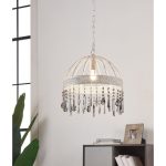 STEELEVILLE E27 1X40W KRISTÁLY FÜGGESZTÉK