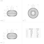 AMSFIELD E27 1X40W MENNYEZETI LÁMPA