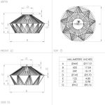 ADWICKLE E27 1X40W MENNYEZETI LÁMPA