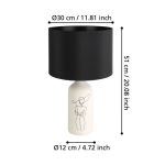 VINOZA E27 1X40W ASZTALI LÁMPA