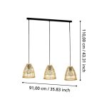 AYESGARTH E27 3X40W FÜGGESZTÉK