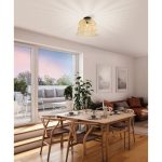 GLYNEATH E27 1X40W MENNYEZETI LÁMPA