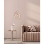 CARLTON-P E27 1X60W FÜGGESZTÉK, BARACK