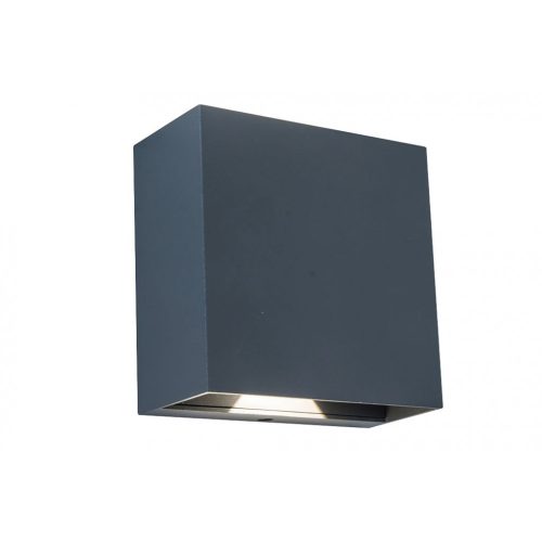 GEMINI BEAMS 10W 400lm 4000K IP54 SÖTÉTSZÜRKE KÜLTÉRI FALI LED LÁMPA