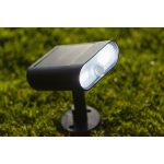 GINBO 7W 500lm 2700-6500K+RGB IP54 NAPELEMES MOZGÁSÉRZÉKELŐS KÜLTÉRI LESZÚRHATÓ LÁMPA