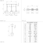 CAMBAITO E27 3X40W FÜGGESZTÉK