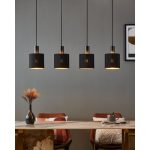 ZARAGOZA E27 4x28W IP20 FÜGGESZTÉK