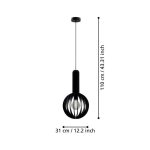 VELASCO E27 1X40W FÜGGESZTÉK