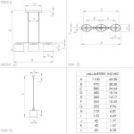 CASTRALVO E27 3X40W FÜGGESZTÉK