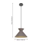 NATASIA E27 1X40W FÜGGESZTÉK