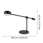 CLAVELLINA 1x6,8W 800LM 3000K LED ASZTALI LÁMPA