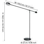 CLAVELLINA 24W 2210LM 3000K LED ÁLLÓLÁMPA