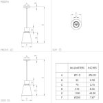AGLIENTINA E27 1X40W FÜGGESZTÉK