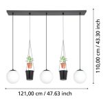 RONDO 3 E27 3x40W IP20 FÜGGESZTÉK