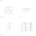 MORDAZO E27 4X28W MENNYEZETI LÁMPA