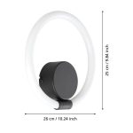 CARANACOA 11,5W 1500lm 3000K LED FALI LÁMPA