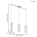 BAYMAN E27 3X60W FÜGGESZTÉK